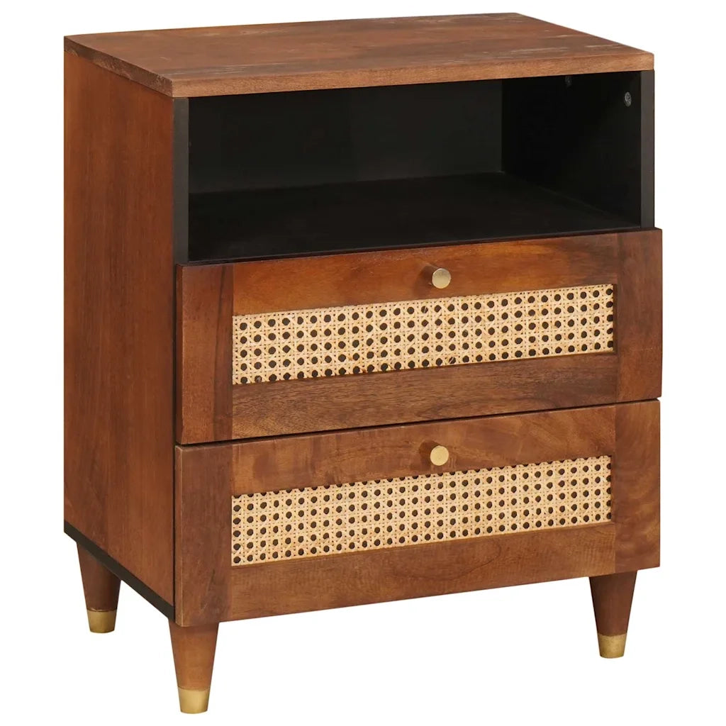 vidaXL Comodini Marrone 50 x 33 x 60 cm