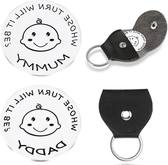 Regali per bambini, regali per neonati, angeli custodi, monete decisionali, regali per genitori in attesa, lancia una moneta per prendere una decisione, regali unici.