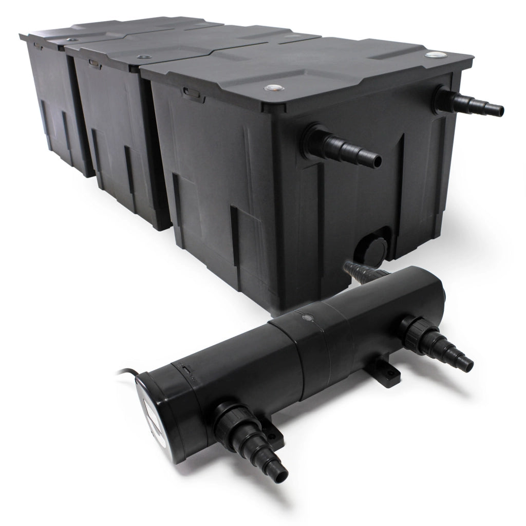 set per laghetti filtro biologico 90000l chiarificatore UVC 24W