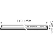 Guida di taglio Bosch 1100 mm  Sistema binario per tagli precisi e professionali