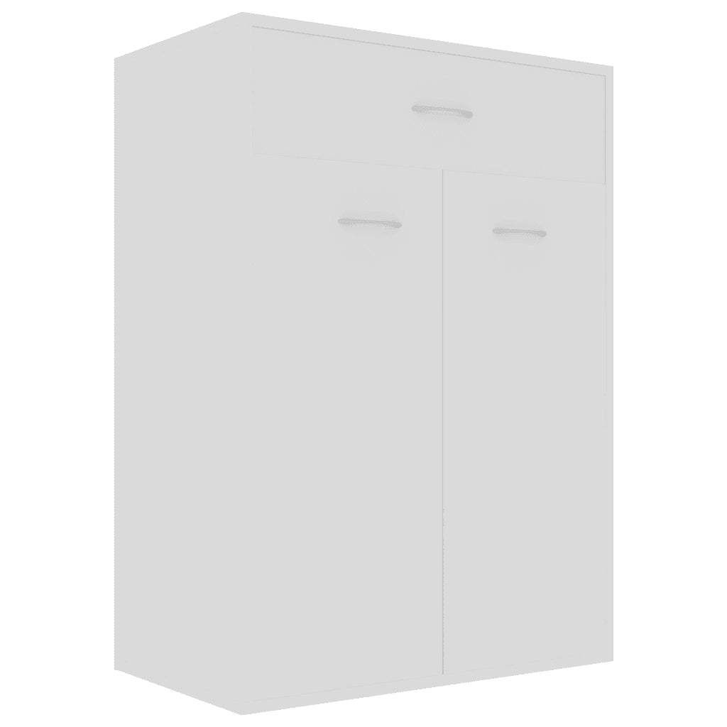 Scarpiera Bianca 60x35x84 cm in Legno Multistrato 801071
