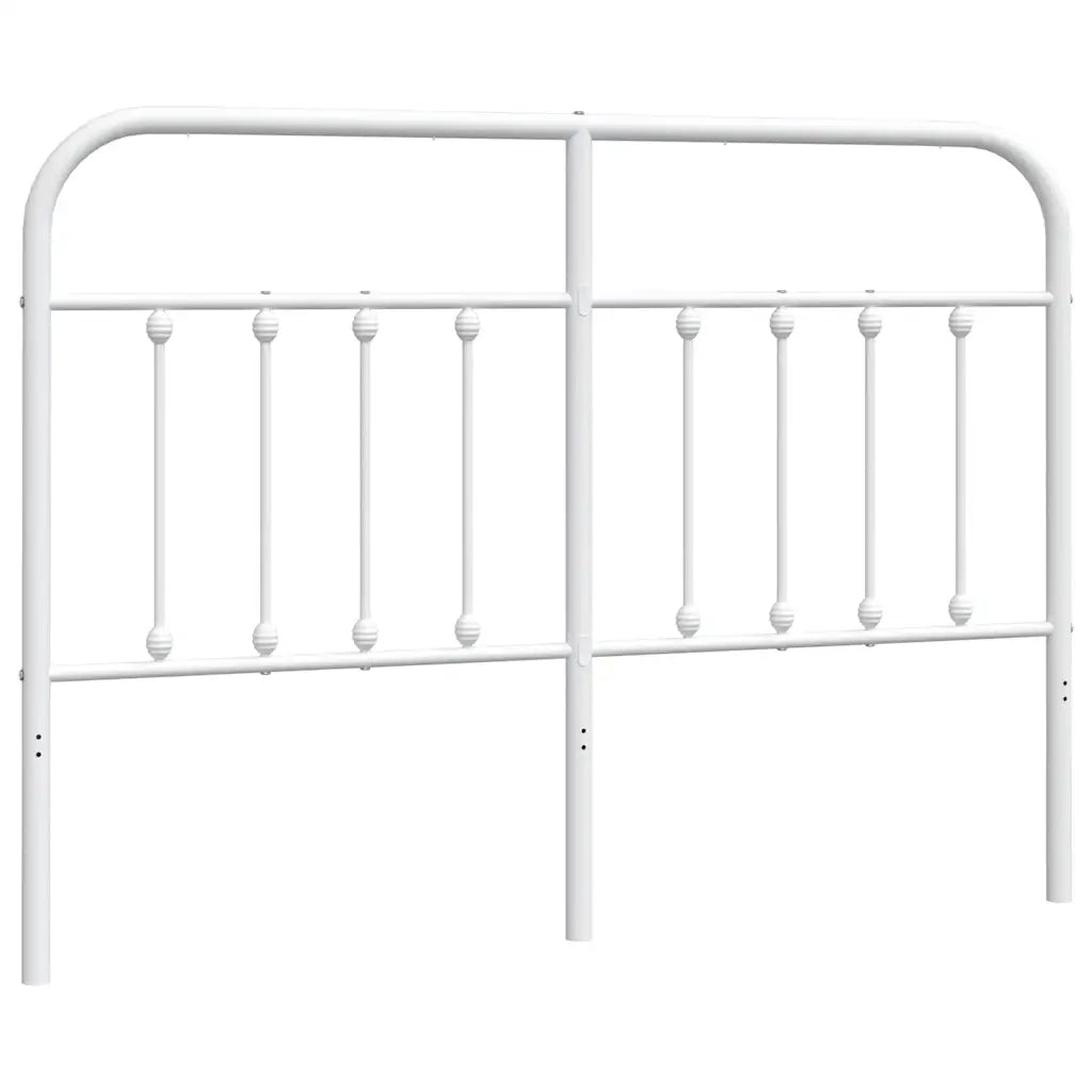 Testiera in Metallo-Testiera in Ferro-Testata Bianco 150 cm 504719