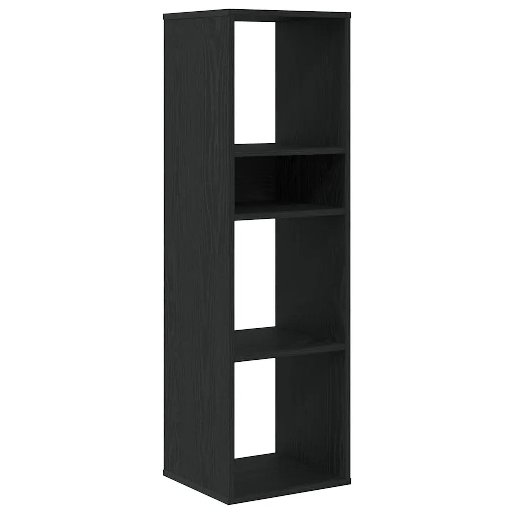 Libreria Nera 34x31x112 cm in Legno Multistrato 860284