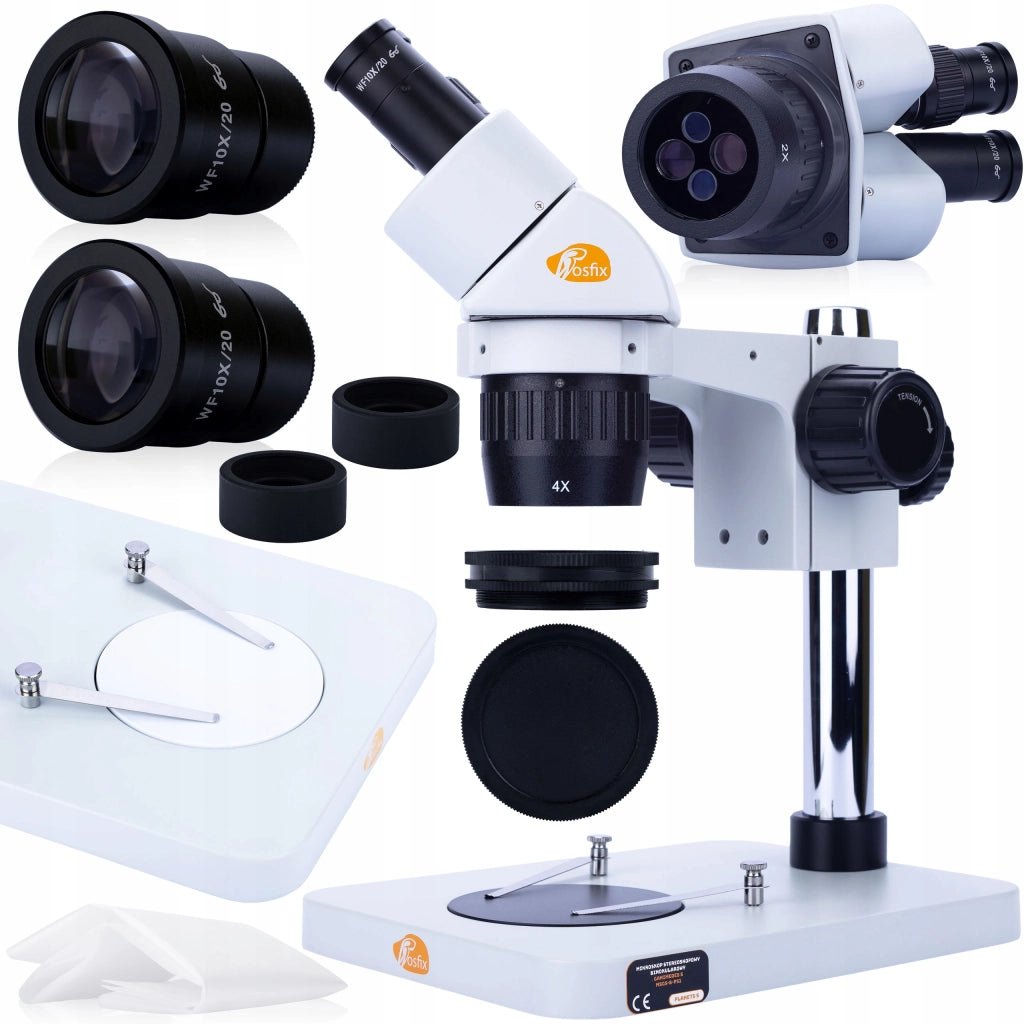 Mikroscopio Stereoscopico Binoculare MSGS-B-PS1 – Precisione e Immagine Nitida | Zoom 20/40x