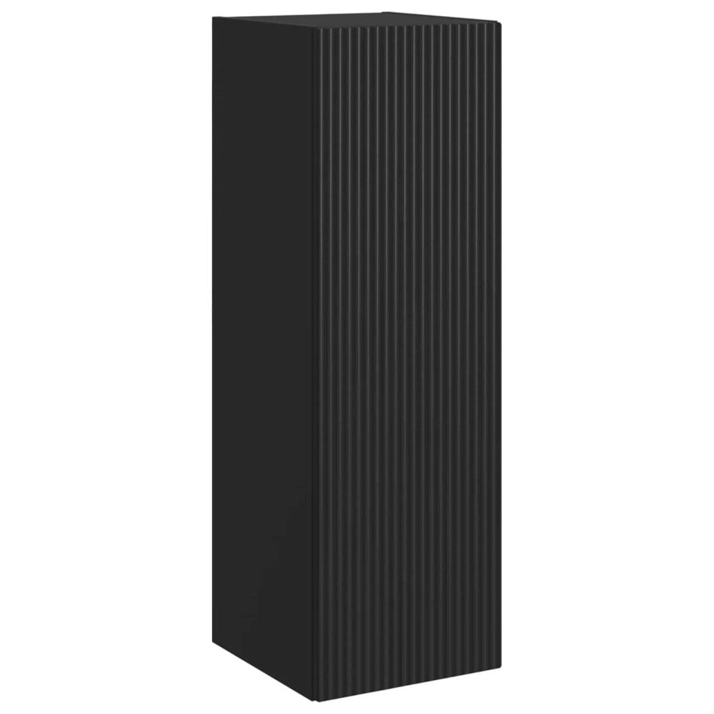 Set di mobili per il bagno 5 pz Nero 33 x 34,5 x 100 cm 3405984