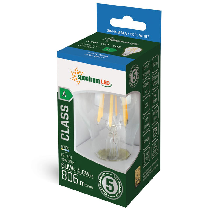 Bulbo Led Gls Cog E-27 3,8w Woj+14641