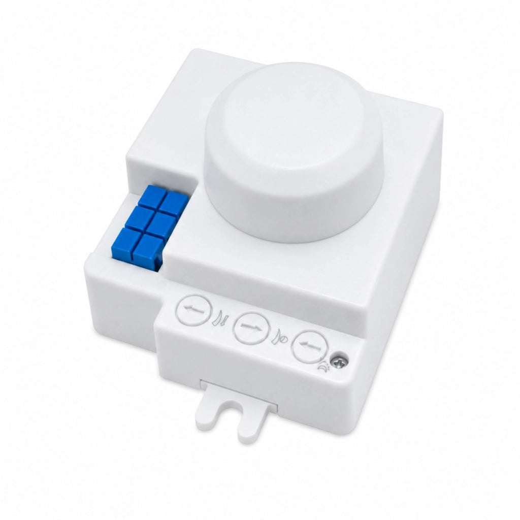 Sensore Movimento Microonde 360°, Incasso, 5,8 GHz, 220-240V