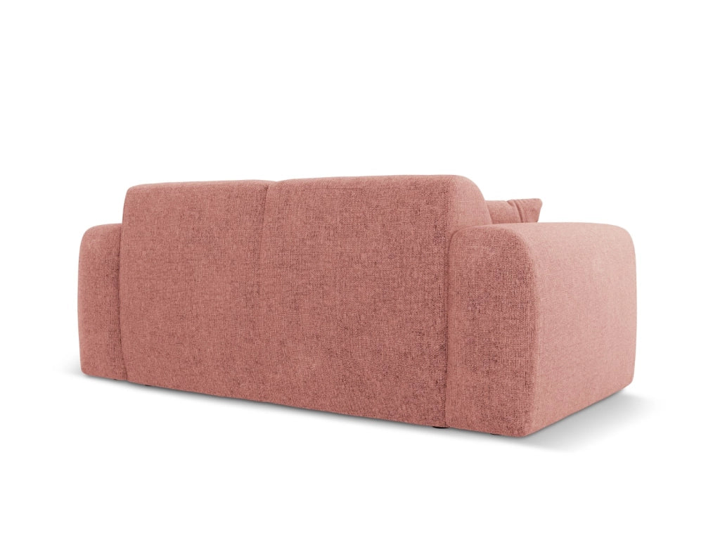 Cosmopolitan Design - Divano "Nolio" 2 posti in ciniglia rosa 