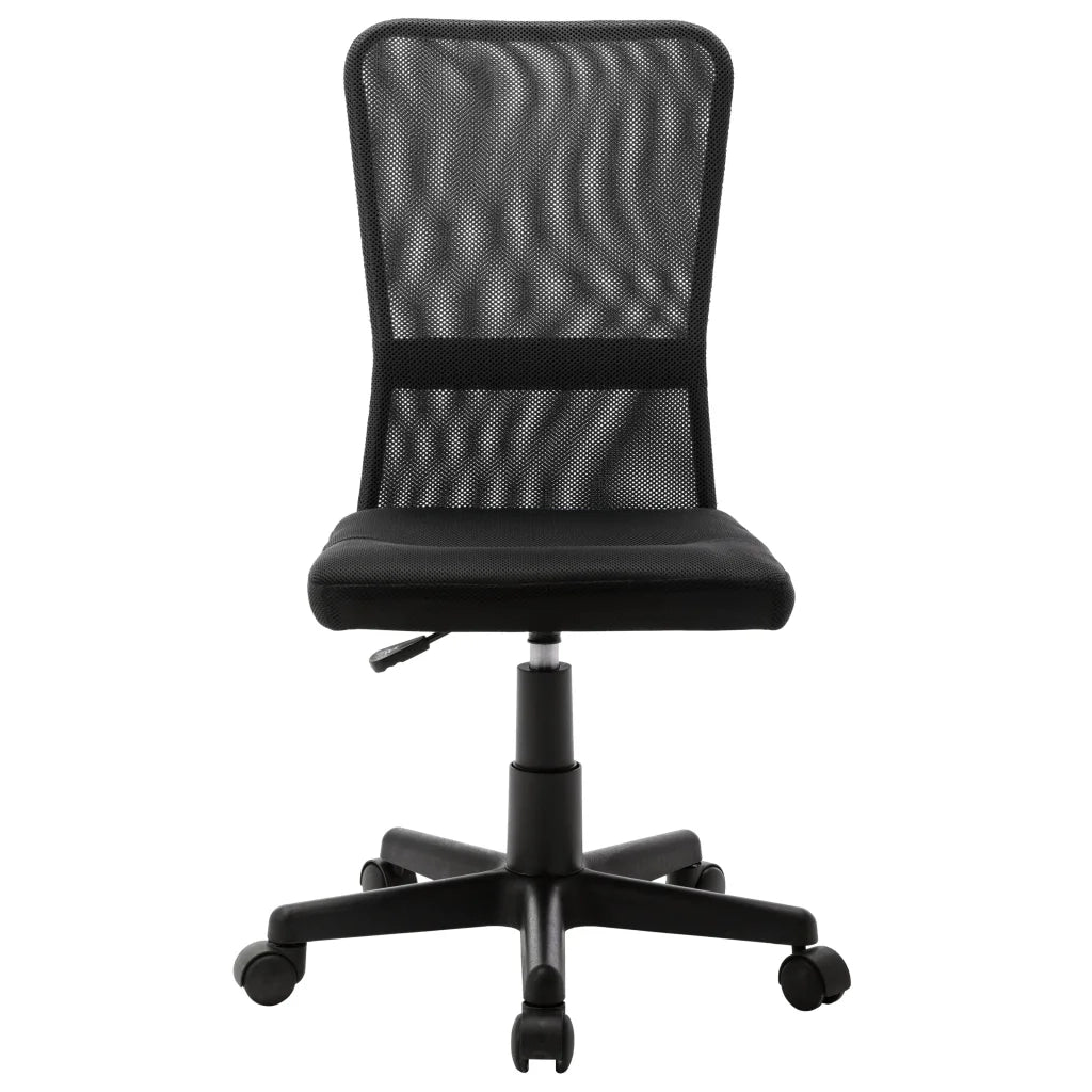 Sedia da Ufficio | Sedia da Gaming Nera 44x52x100 cm in Tessuto a Rete