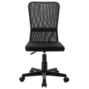 Sedia da Ufficio | Sedia da Gaming Nera 44x52x100 cm in Tessuto a Rete