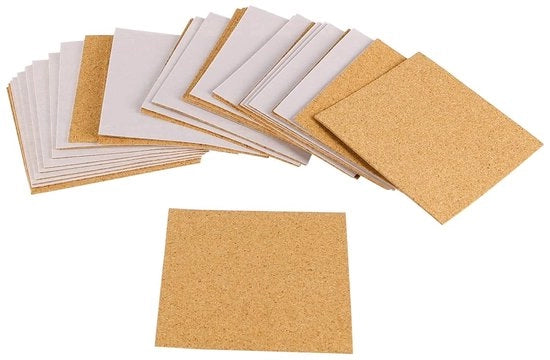 Kit di supporti in gomma autofissanti 30 pezzi - Decorazione per parete - Supporti per foto - 10x10 cm