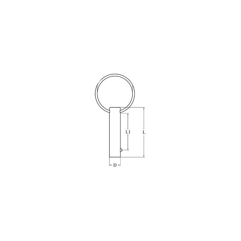 PERNO IN ACCIAIO INOX Ø MM.6X25
