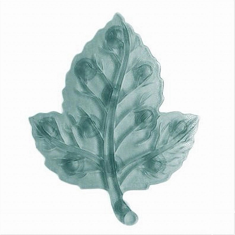 Trade Shop - Set 4 Pezzi Tappetini Antiscivolo Foglia Per Doccia Vasca Con Ventosa Verde 69972 -