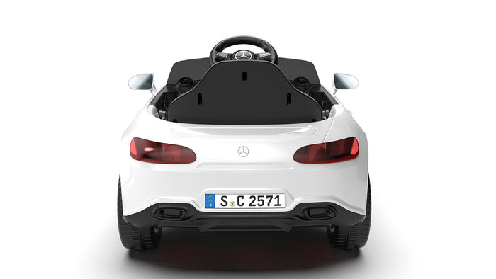 Macchina Elettrica per Bambini 12V con Licenza Mercedes CLS Small Bianco