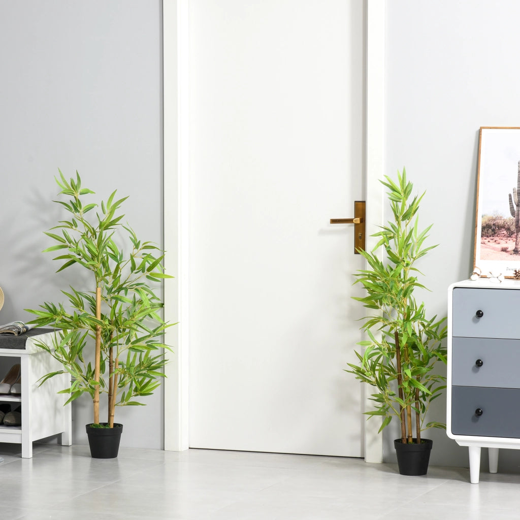 Bamb¨´ Artificiale Decorativo ¨C Xylo ¨C Pianta Finta con Vaso 120 cm
