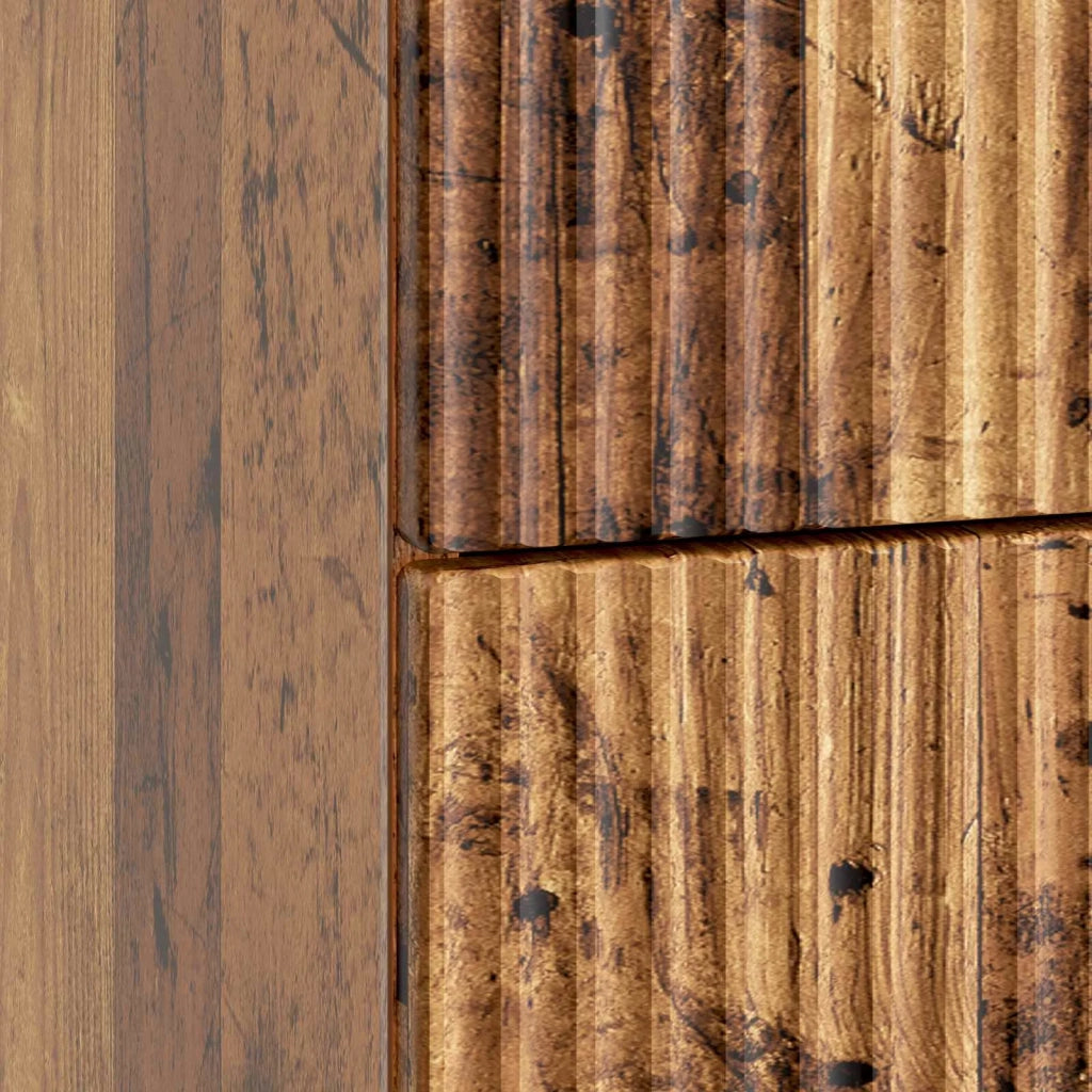 Armadio da Notte con cassetto Legno antico 43 x 41 x 66,5 cm 894563