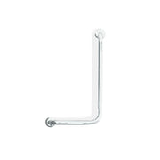 Maniglia sicurezza bgani disabili 50x50 verticale inox bianco, goman