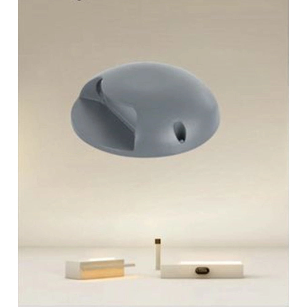Trade Shop - Mini Faretto Segnapasso Led 4 Watt Rotondo Grigio 440lm Luce Naturale 4000k 33627 -