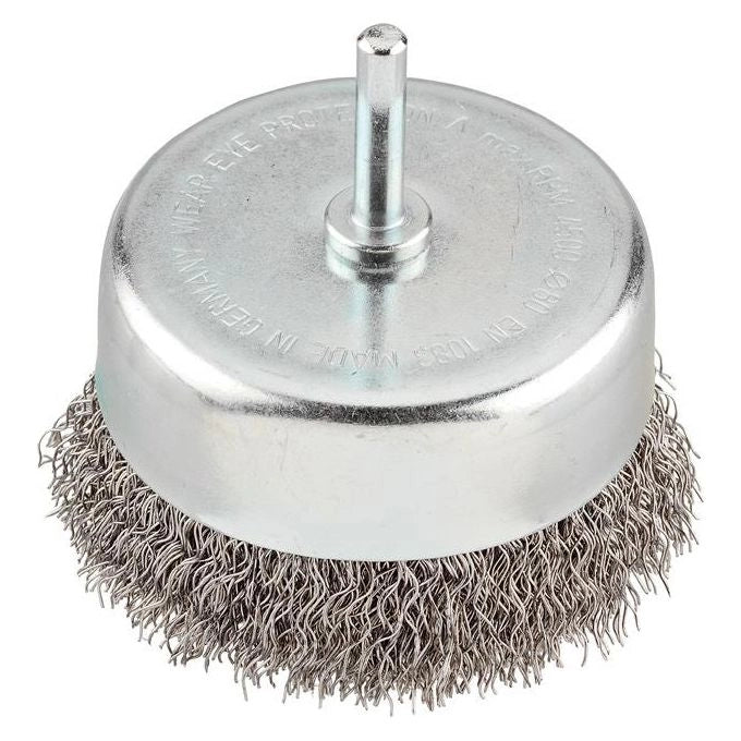 kwb 602430 Ruota a raggi di filo di acciaio Spazzola a disco 7,5 cm