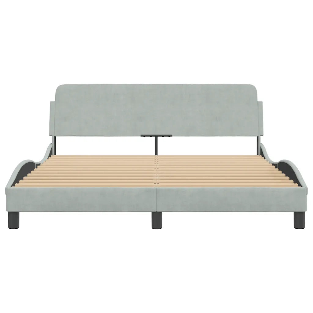 Giroletto Dover Grigio Chiaro 152x203 cm in Velluto 373291
