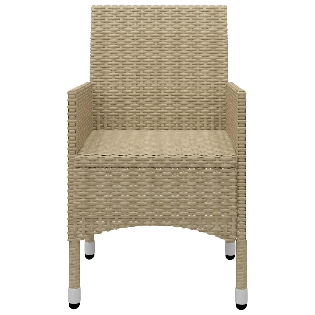 Set Mobili da Pranzo per Giardino 7 pz Beige 3067857