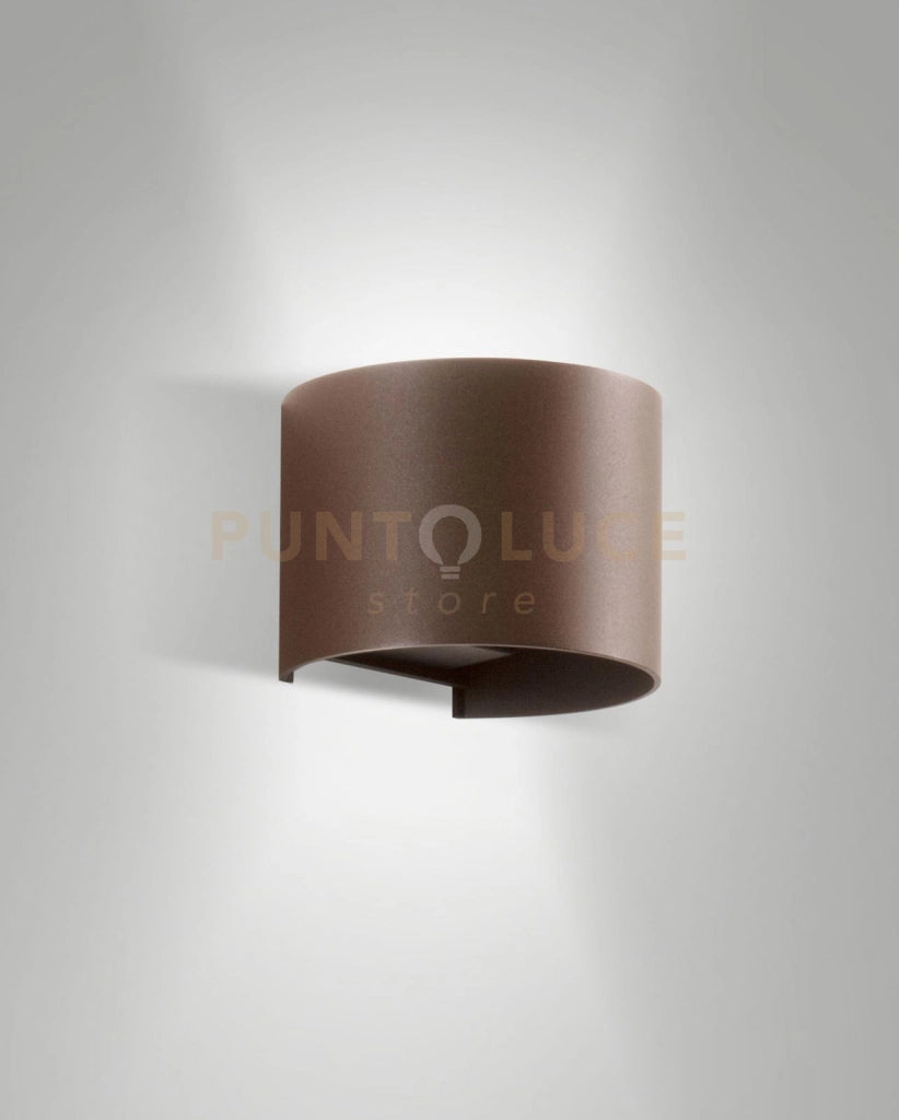 CODY APPLIQUE D ESTERNO DOPPIA EMISSIONE A LED 12W 3000K 1448LM CORTEN IP54