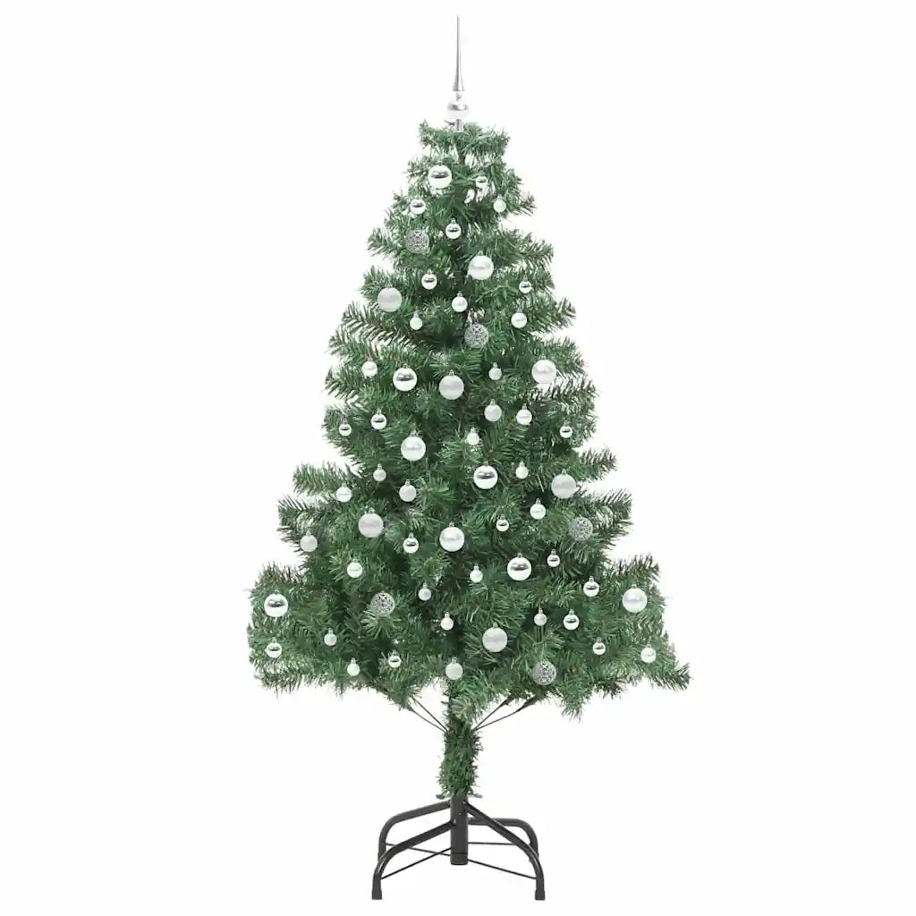 Albero di Natale con 300 LED con supporto Verde 210 cm PVC 3396394