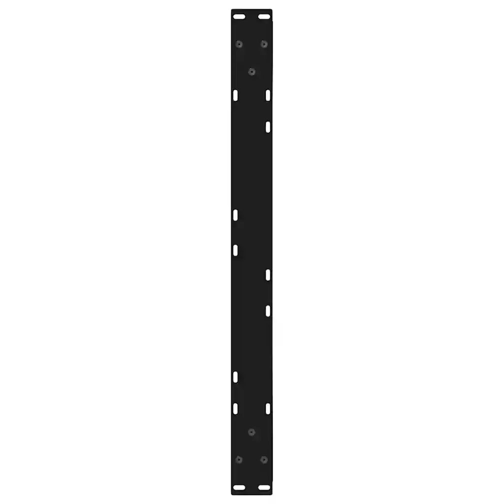 Gambe per tavolino da caffè 2 pz Nere 70x(30-31,3) cm Acciaio 4012692