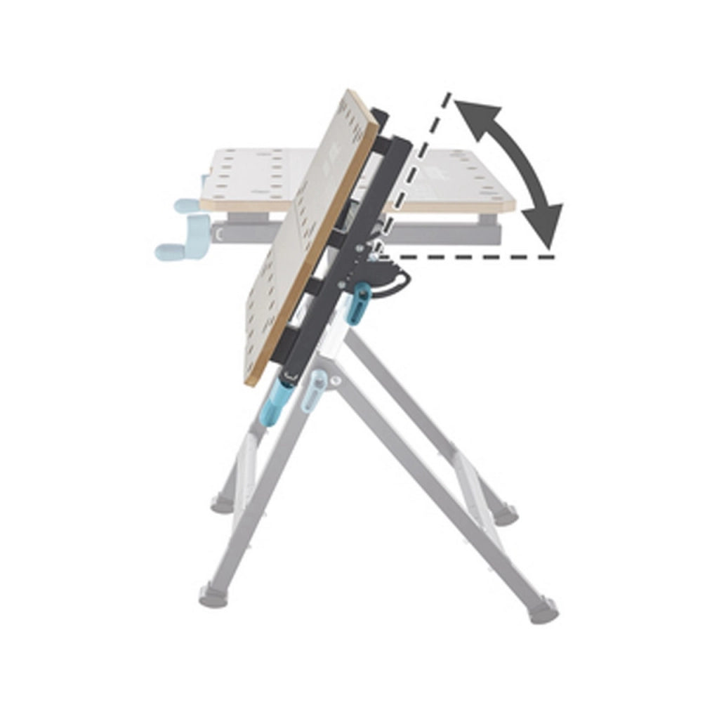 Wolfcraft MASTER 650 ERGO Banco da Lavoro e Morsa Regolabile in Altezza – 6870000