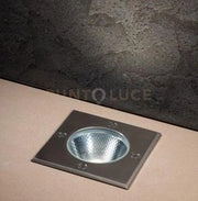 FARO A INCASSO CALPESTABILE LED WALK ACCIAIO QUADRATO 8W 930LM 3000K IP67 10X10X7,78CM