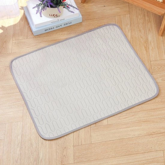 Matraccio rinfrescante per animali domestici - 40x30cm Matraccio rinfrescante per gatti - Matraccio rinfrescante con gel per animali domestici - Adatto per cani e gatti - Utilizzabile in gabbie, recinti, letti e divani - Lavabile in lavatrice