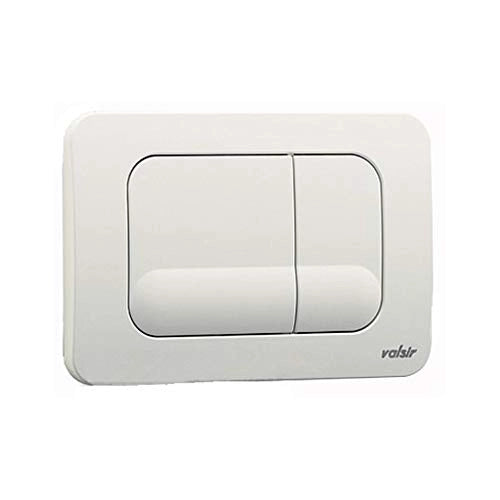 Placca bianca ricambio bagno doppio scarico 245x165 vs0870501 valsir