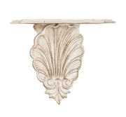 Biscottini MENSOLA A MURO IN LEGNO FINITURA BIANCO ANTICATO L39XPR24XH37 cm Made in Italy