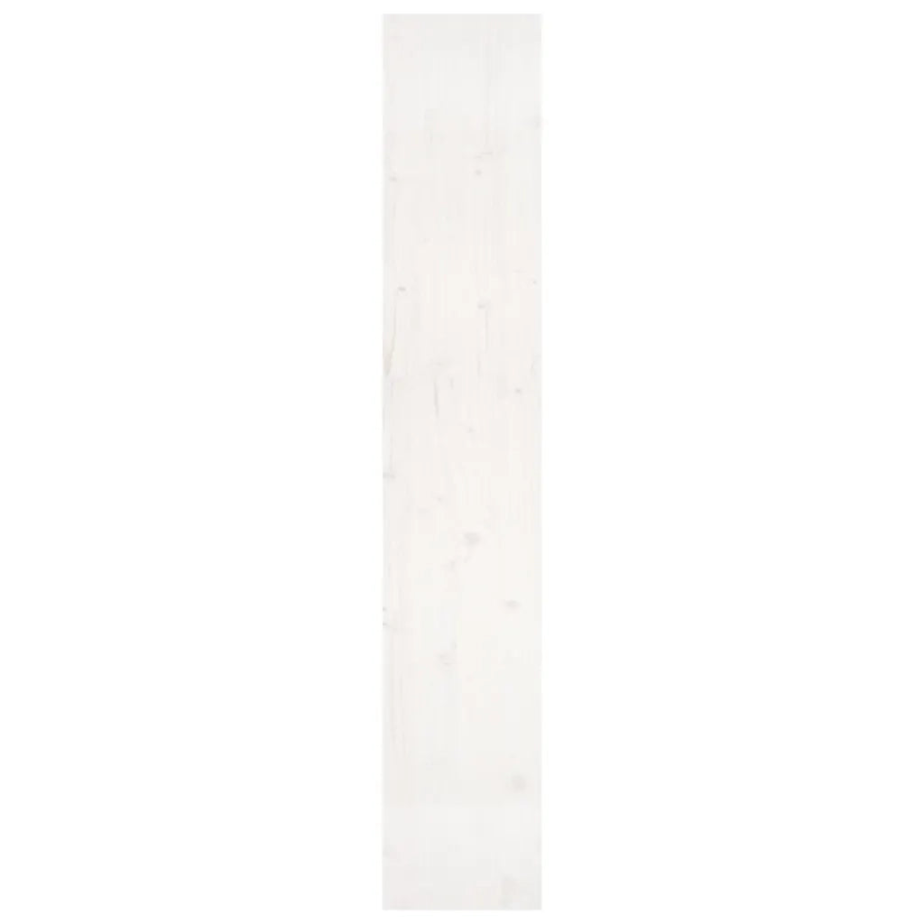 Libreria/Divisorio Bianco 80x30x167,4 cm Legno Massello di Pino 808199