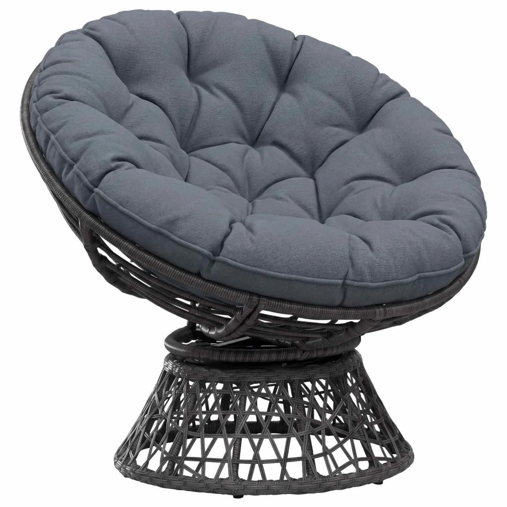 Cuscino per Sedia Appesa VIANEN 100% Poliestere Blu 954003