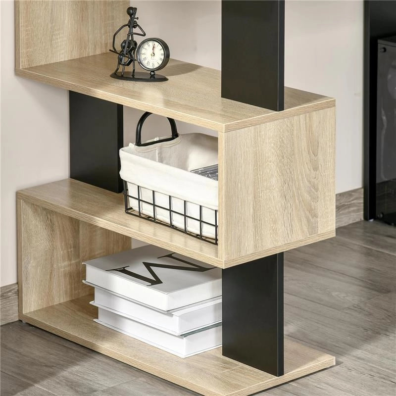 SCRIVANIA CON LIBRERIA PER CAMERA,UFFICIO,PORTA PC IN LEGNO MULTICOLORE, 120X60X148CM USATO COME NUOVO