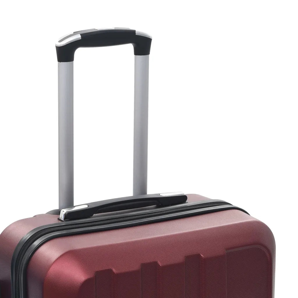 Set Trolley a Custodia Rigida 3 pz Rosso Vino in ABS CFW7897400