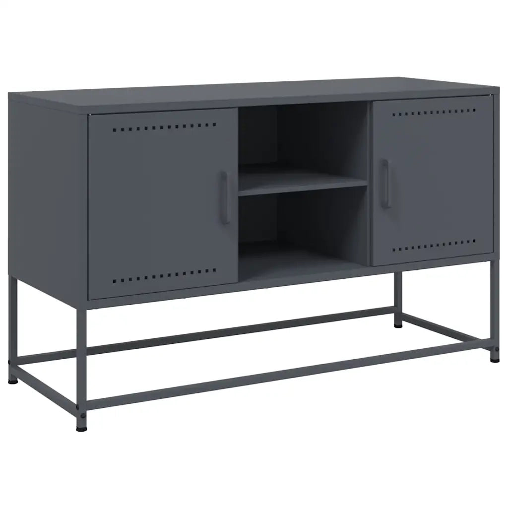 Mobile TV Antracite 100,5x39x60,5 cm in Acciaio