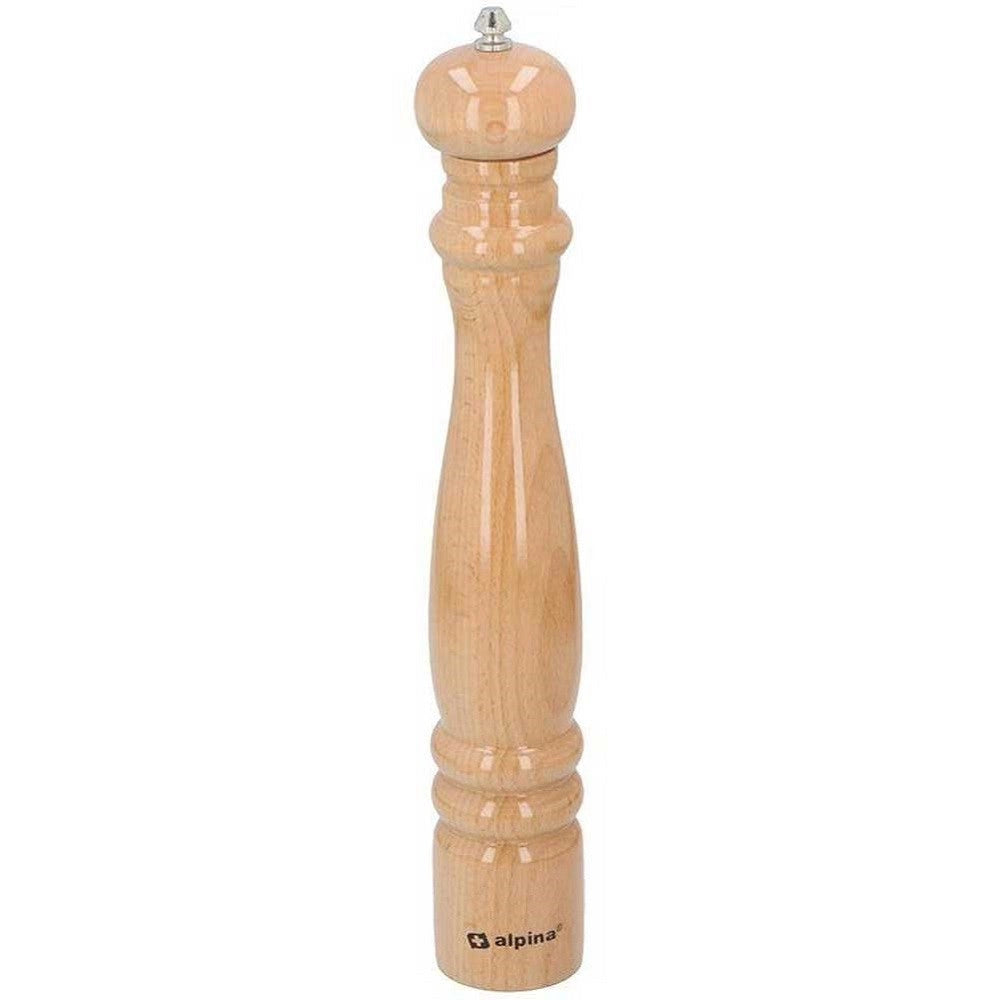 Trade Shop - Macina Sale Pepe In Legno Macinino Macinapepe Manuale Accessori Cucina 36cm -