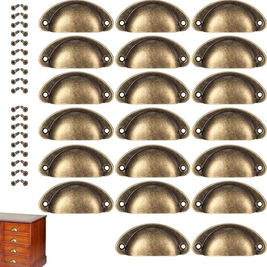 Maniglie a forma semicircolare in bron antico con materiali in acciaio di alta qualità e materiale duraturo