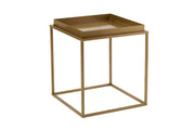 Tavolino in metallo "Koala" 45 x 45 x 52 cm - Oro