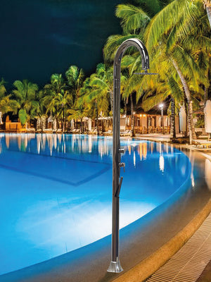 Doccia da Giardino con Soffione e Doccetta Arkema Diamond Inox I345