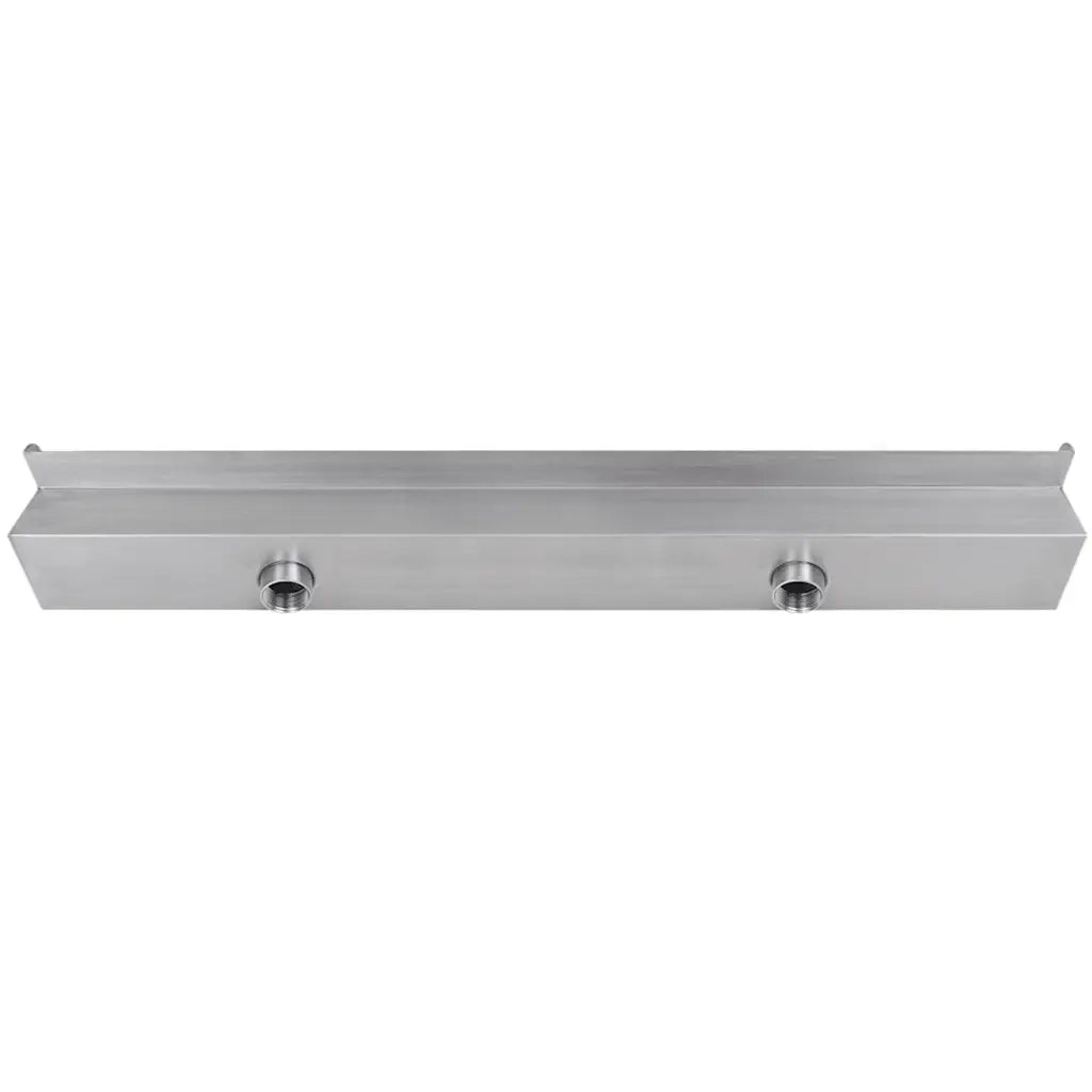 Cascata per Laghetto Rettangolare con LED in Acciaio Inox 90 cm 41674