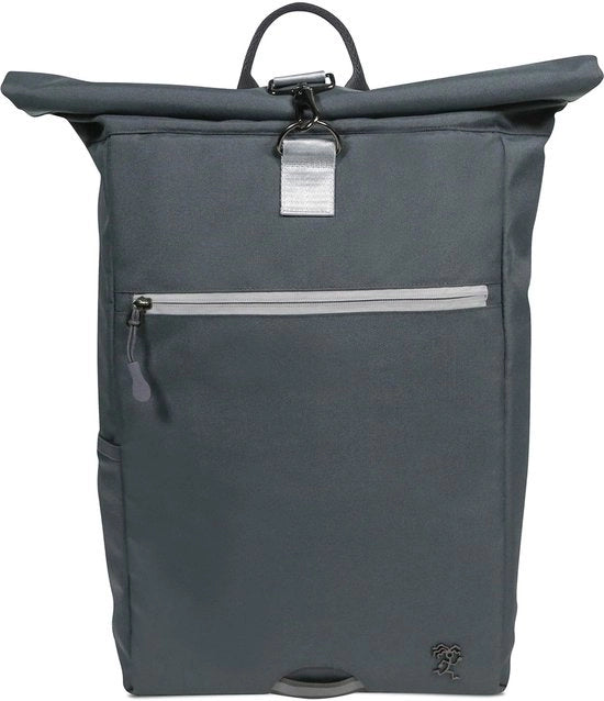 Borsa Rolltop con Porta Laptop e Tasca Antifurto - 15-22L (grigio scuro)