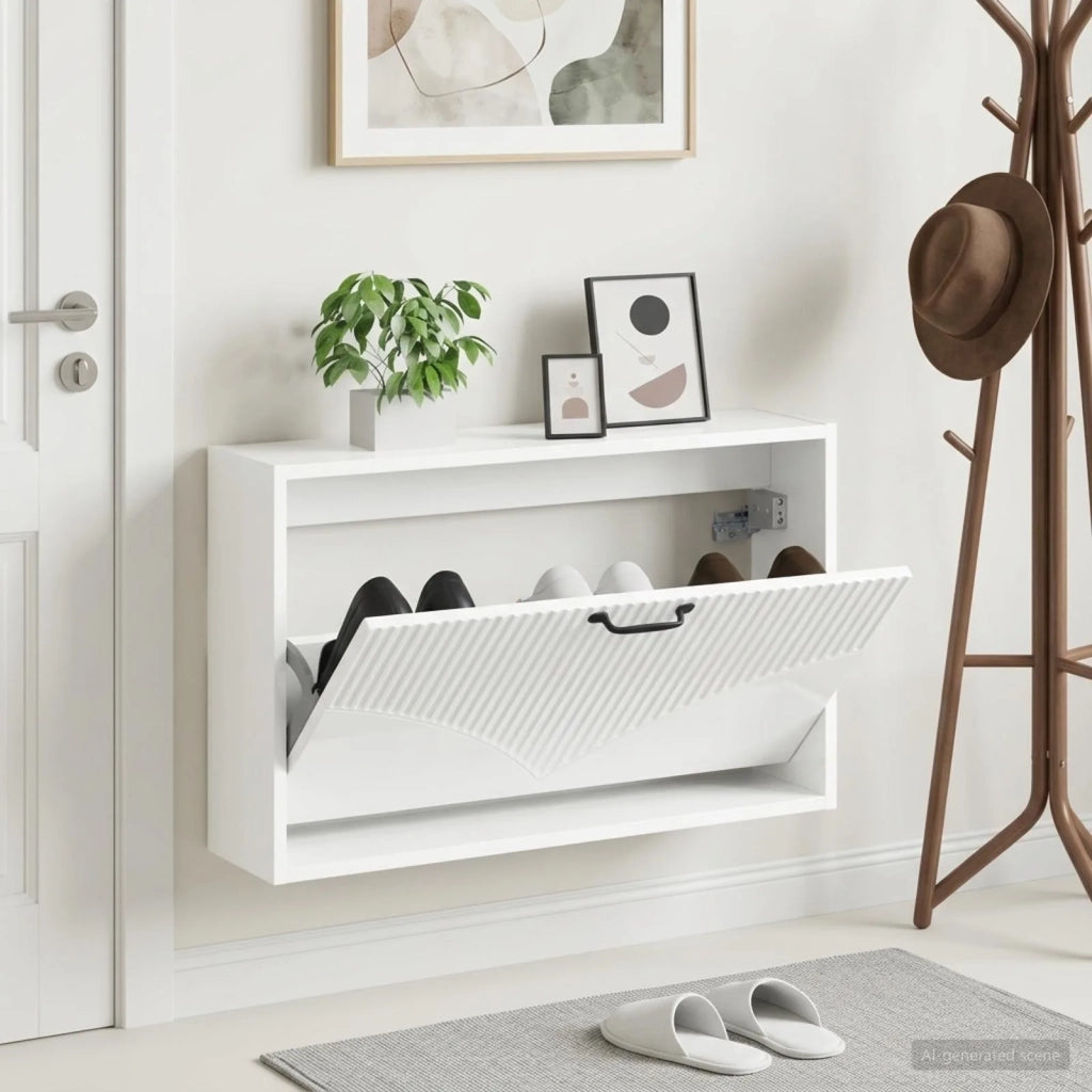 Mobiletto per Scarpe da Muro HOORN 71 x 17 x 43 cm 897289