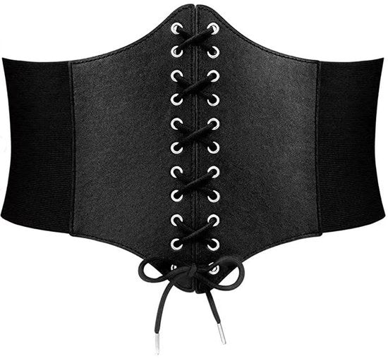 Corsetto elastico per costume da pirata per donne adulti, accessori per cosplay, corsetto in pelle per donne.
