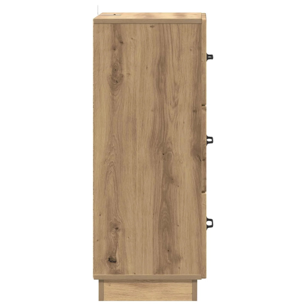 Mobile con Cassetti Rovere Artigianale 33 x 34,5 x 87 cm 895314