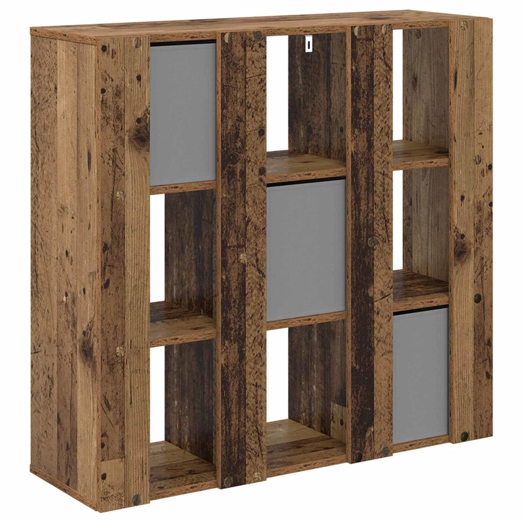 Credenza con cassetto Legno vecchio 88,5 x 29 x 84,5 cm