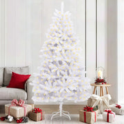 Albero di Natale artificiale Bianco 210 cm PVC e Metallo