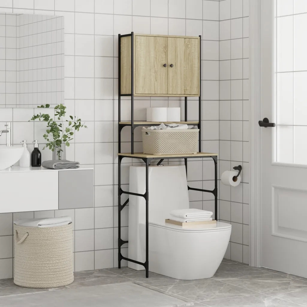 Mobile per Lavatrice Rovere Sonoma 68x48,5x194 cm 838974